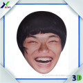 Promotional printed human face 3D PVC masks from Alibaba China